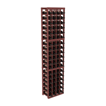 InstaCellar - 4 Column Standard Rack in Grand Mahogany Cherry stained with WineSafe™ Satin Sealant