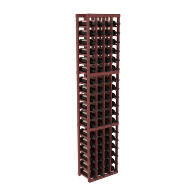 InstaCellar - 4 Column Standard Rack in Grand Mahogany Cherry stained with WineSafe™ Satin Sealant