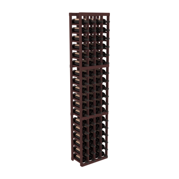 InstaCellar - 4 Column Standard Rack in Grand Mahogany Walnut stained without WineSafe™ Satin Sealant