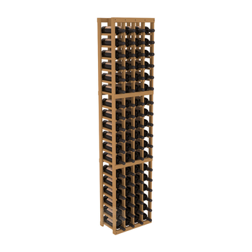InstaCellar - 4 Column Standard Rack in Ponderosa Pine Oak stained without WineSafe™ Satin Sealant