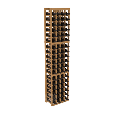 InstaCellar - 4 Column Standard Rack in Ponderosa Pine Oak stained without WineSafe™ Satin Sealant