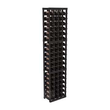 InstaCellar - 4 Column Standard Rack in Ponderosa Pine Black stained without WineSafe™ Satin Sealant