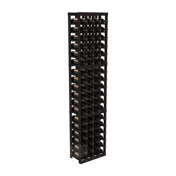 InstaCellar - 4 Column Standard Rack in Premium Redwood Black stained without WineSafe™ Satin Sealant