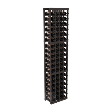 InstaCellar - 4 Column Standard Rack in Premium Redwood Black stained with WineSafe™ Satin Sealant