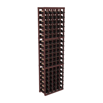 InstaCellar - 5 Column Standard Rack in Knotty Alder Walnut stained without WineSafe™ Satin Sealant