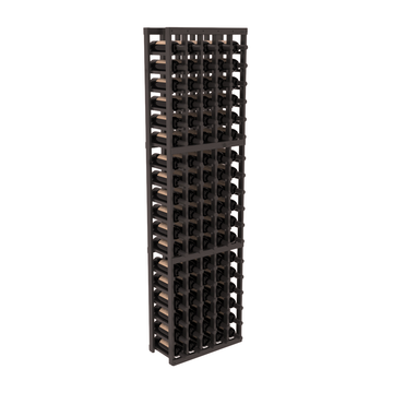 InstaCellar - 5 Column Standard Rack in Knotty Alder Black stained with WineSafe™ Satin Sealant
