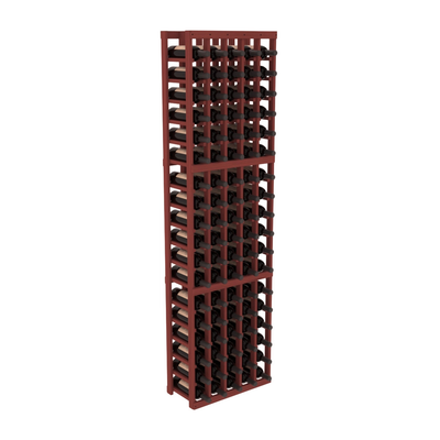 InstaCellar - 5 Column Standard Rack in Grand Mahogany Cherry stained without WineSafe™ Satin Sealant