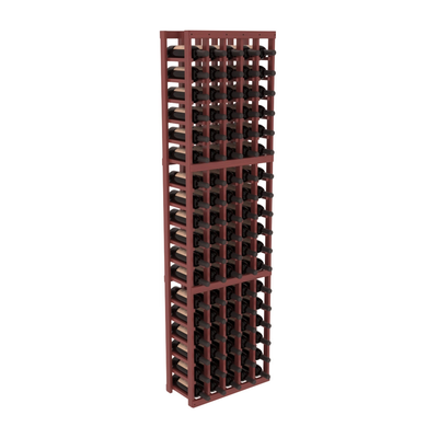 InstaCellar - 5 Column Standard Rack in Grand Mahogany Cherry stained with WineSafe™ Satin Sealant