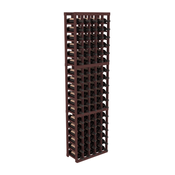 InstaCellar - 5 Column Standard Rack in Grand Mahogany Walnut stained without WineSafe™ Satin Sealant
