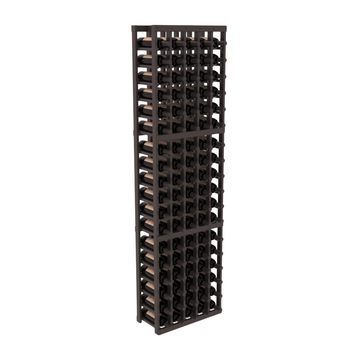 InstaCellar - 5 Column Standard Rack in Grand Mahogany Black stained with WineSafe™ Satin Sealant