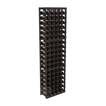 InstaCellar - 5 Column Standard Rack in Ponderosa Pine Black stained without WineSafe™ Satin Sealant