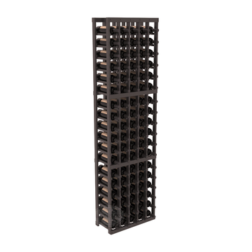 InstaCellar - 5 Column Standard Rack in Ponderosa Pine Black stained with WineSafe™ Satin Sealant