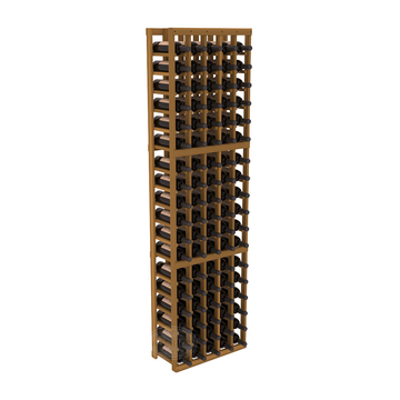 InstaCellar - 5 Column Standard Rack in Premium Redwood Oak stained without WineSafe™ Satin Sealant