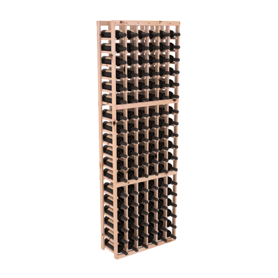 InstaCellar - 6 Column Standard Rack in Knotty Alder Unstained without WineSafe™ Satin Sealant