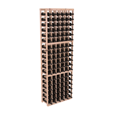 InstaCellar - 6 Column Standard Rack in Knotty Alder Unstained with WineSafe™ Satin Sealant