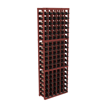 InstaCellar - 6 Column Standard Rack in Knotty Alder Cherry stained without WineSafe™ Satin Sealant