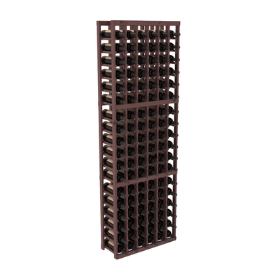 InstaCellar - 6 Column Standard Rack in Knotty Alder Walnut stained with WineSafe™ Satin Sealant