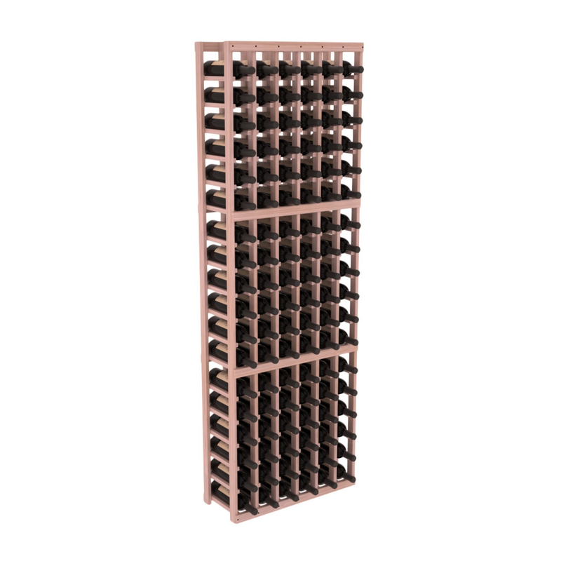 InstaCellar - 6 Column Standard Rack in Grand Mahogany Unstained with WineSafe™ Satin Sealant