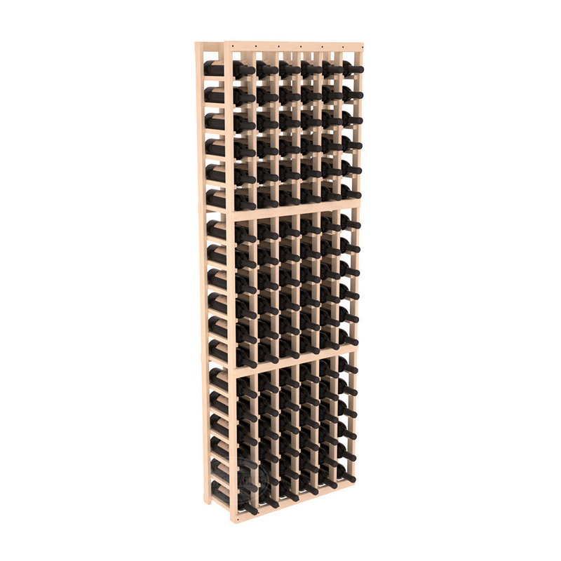 InstaCellar - 6 Column Standard Rack in Ponderosa Pine Unstained without WineSafe™ Satin Sealant