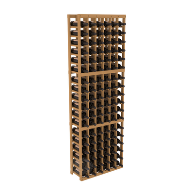 InstaCellar - 6 Column Standard Rack in Ponderosa Pine Oak stained without WineSafe™ Satin Sealant