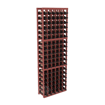 InstaCellar - 6 Column Standard Rack in Ponderosa Pine Cherry stained with WineSafe™ Satin Sealant
