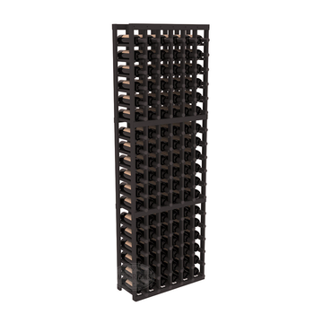 InstaCellar - 6 Column Standard Rack in Ponderosa Pine Black stained without WineSafe™ Satin Sealant
