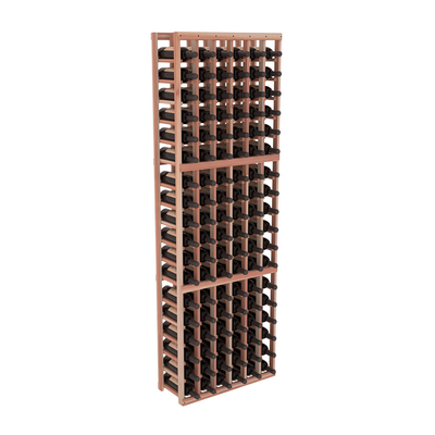 InstaCellar - 6 Column Standard Rack in Premium Redwood Unstained without WineSafe™ Satin Sealant
