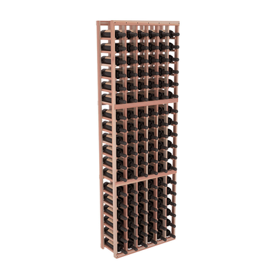 InstaCellar - 6 Column Standard Rack in Premium Redwood Unstained with WineSafe™ Satin Sealant