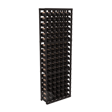 InstaCellar - 6 Column Standard Rack in Premium Redwood Black stained without WineSafe™ Satin Sealant