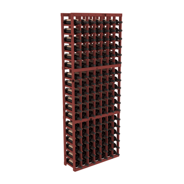 InstaCellar - 7 Column Standard Rack in Knotty Alder Cherry stained without WineSafe™ Satin Sealant