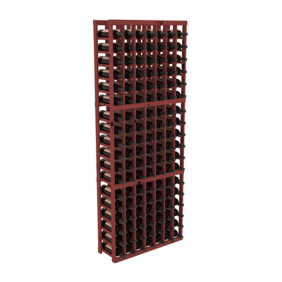 InstaCellar - 7 Column Standard Rack in Knotty Alder Cherry stained without WineSafe™ Satin Sealant