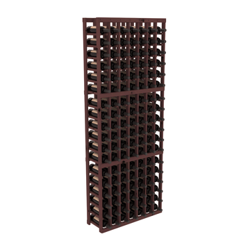 InstaCellar - 7 Column Standard Rack in Knotty Alder Walnut stained without WineSafe™ Satin Sealant