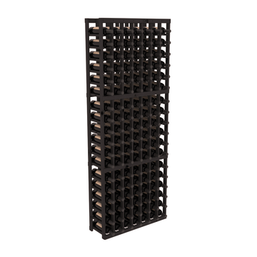 InstaCellar - 7 Column Standard Rack in Knotty Alder Black stained without WineSafe™ Satin Sealant