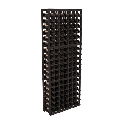 InstaCellar - 7 Column Standard Rack in Knotty Alder Black stained without WineSafe™ Satin Sealant