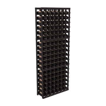 InstaCellar - 7 Column Standard Rack in Grand Mahogany Black stained without WineSafe™ Satin Sealant