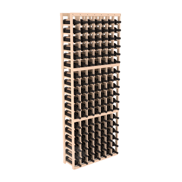 InstaCellar - 7 Column Standard Rack in Ponderosa Pine Unstained with WineSafe™ Satin Sealant