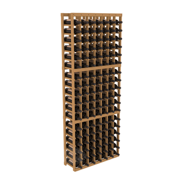 InstaCellar - 7 Column Standard Rack in Ponderosa Pine Oak stained without WineSafe™ Satin Sealant