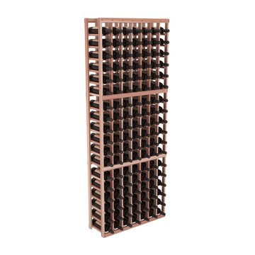 InstaCellar - 7 Column Standard Rack in Premium Redwood Unstained with WineSafe™ Satin Sealant