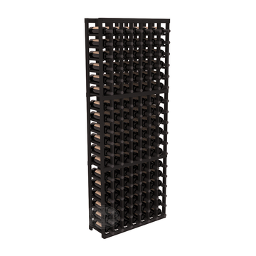 InstaCellar - 7 Column Standard Rack in Premium Redwood Black stained without WineSafe™ Satin Sealant