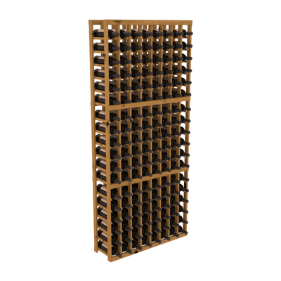 InstaCellar - 8 Column Standard Rack in Knotty Alder Oak stained without WineSafe™ Satin Sealant