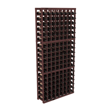 InstaCellar - 8 Column Standard Rack in Knotty Alder Walnut stained without WineSafe™ Satin Sealant