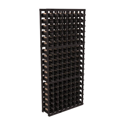 InstaCellar - 8 Column Standard Rack in Knotty Alder Black stained without WineSafe™ Satin Sealant