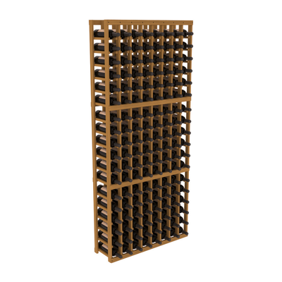 InstaCellar - 8 Column Standard Rack in Grand Mahogany Oak stained without WineSafe™ Satin Sealant