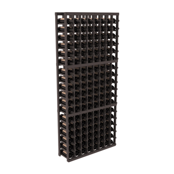 InstaCellar - 8 Column Standard Rack in Grand Mahogany Black stained with WineSafe™ Satin Sealant