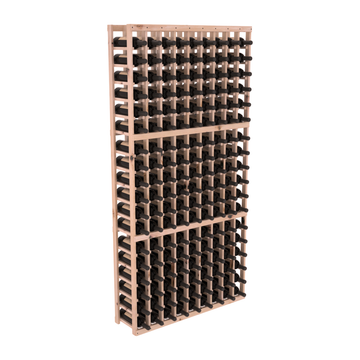 InstaCellar - 9 Column Standard Rack in Knotty Alder Unstained with WineSafe™ Satin Sealant