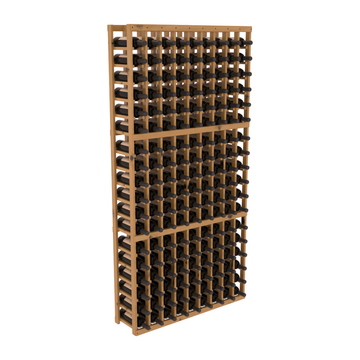 InstaCellar - 9 Column Standard Rack in Knotty Alder Oak stained with WineSafe™ Satin Sealant