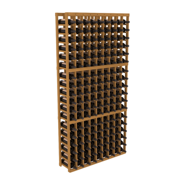 InstaCellar - 9 Column Standard Rack in Grand Mahogany Oak stained without WineSafe™ Satin Sealant