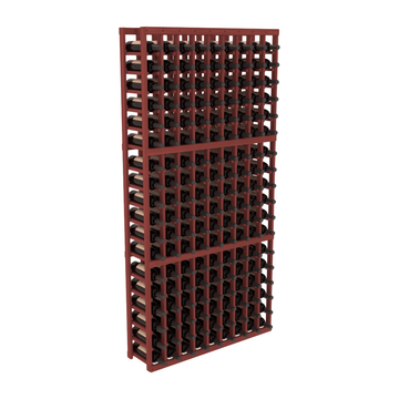 InstaCellar - 9 Column Standard Rack in Grand Mahogany Cherry stained without WineSafe™ Satin Sealant