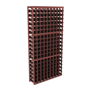 InstaCellar - 9 Column Standard Rack in Grand Mahogany Cherry stained with WineSafe™ Satin Sealant