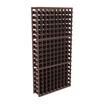 InstaCellar - 9 Column Standard Rack in Grand Mahogany Walnut stained with WineSafe™ Satin Sealant